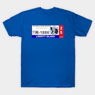 2025 Liberty Island National Park Parking Permit T-Shirt